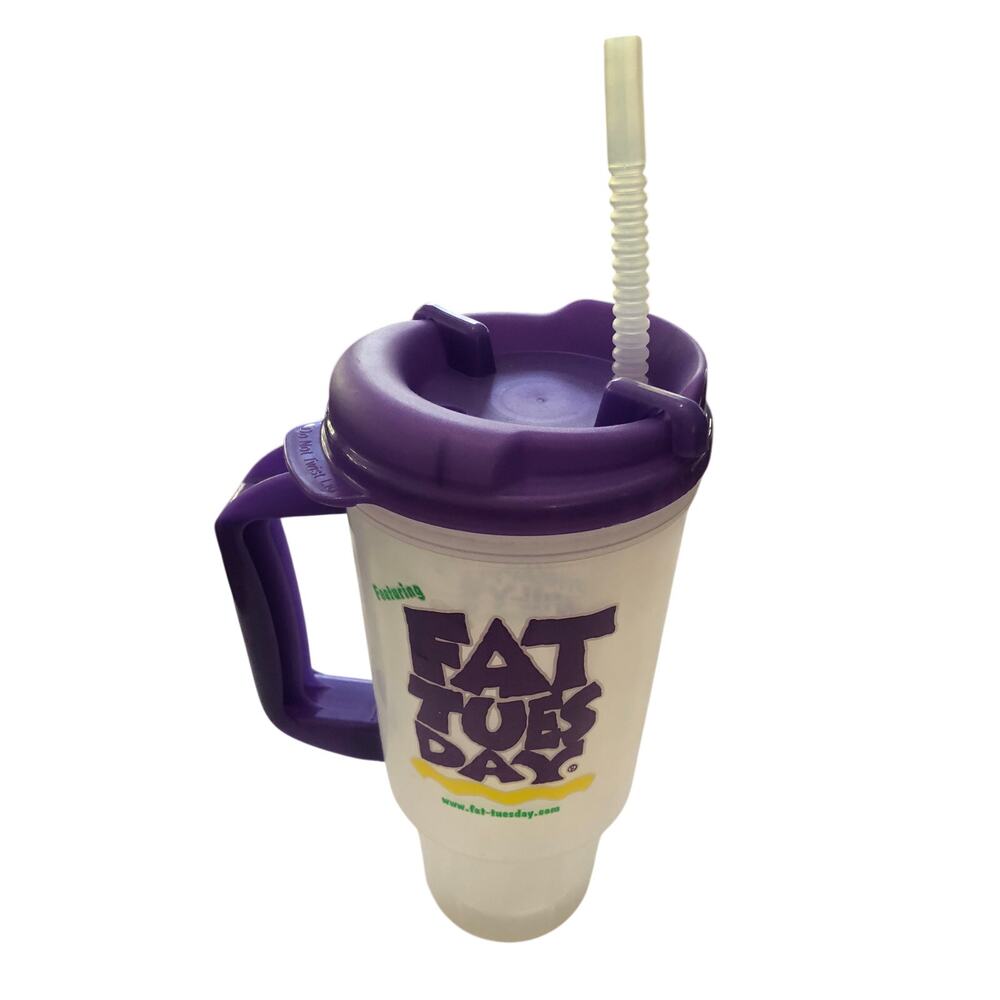 WHIRLEY 24 oz Pineapple Willy's Fat Tuesday Panama Florida Travel Cup